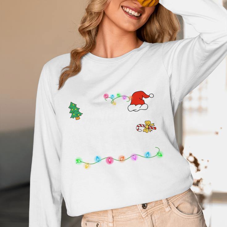 Is It Christmas Break Yet Teacher Xmas Light Santa Hat Women Long Sleeve T-Shirt, novelty gifts, funny gifts Is It Christmas Break Yet Teacher Xmas Light Santa Hat Women Long Sleeve T-Shirt, novelty gifts, funny gifts