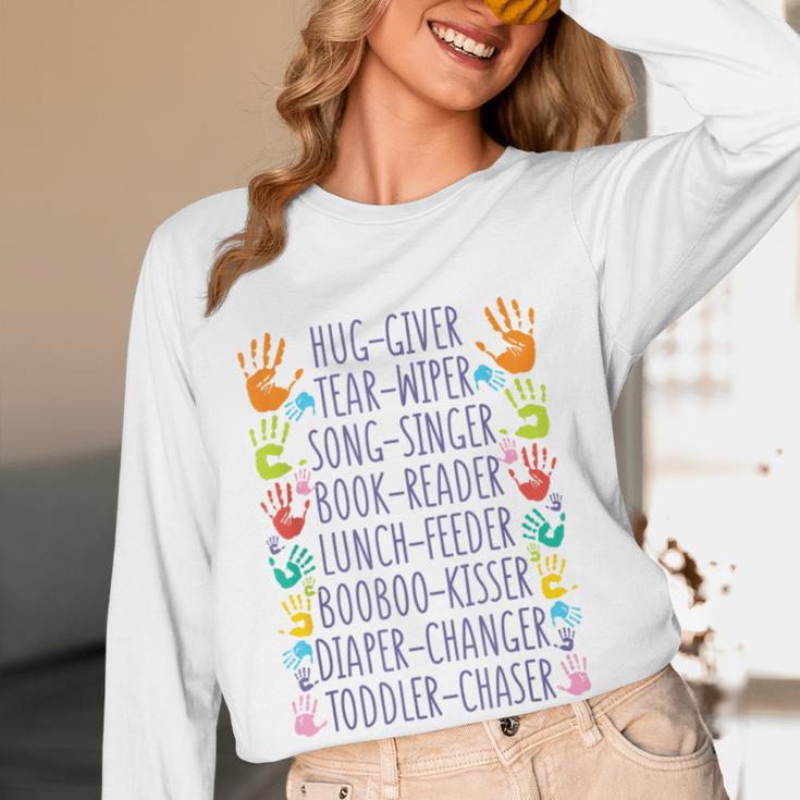Daycare Provider Daycare Teacher Childcare Provider Women Long Sleeve T-Shirt, novelty gifts, funny gifts Daycare Provider Daycare Teacher Childcare Provider Women Long Sleeve T-Shirt, novelty gifts, funny gifts