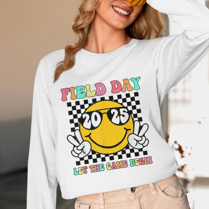 Field Day 2025 Let The Games Begin Yellow Team Teachers Kids Women Long Sleeve T-Shirt, novelty gifts, funny gifts Field Day 2025 Let The Games Begin Yellow Team Teachers Kids Women Long Sleeve T-Shirt, novelty gifts, funny gifts