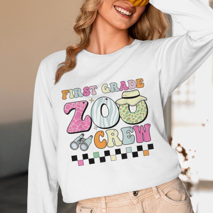 Field Zoo Trip Shirt For Teacher First Grade Crew For Men Women Kids Women Long Sleeve T-Shirt, novelty gifts, funny gifts