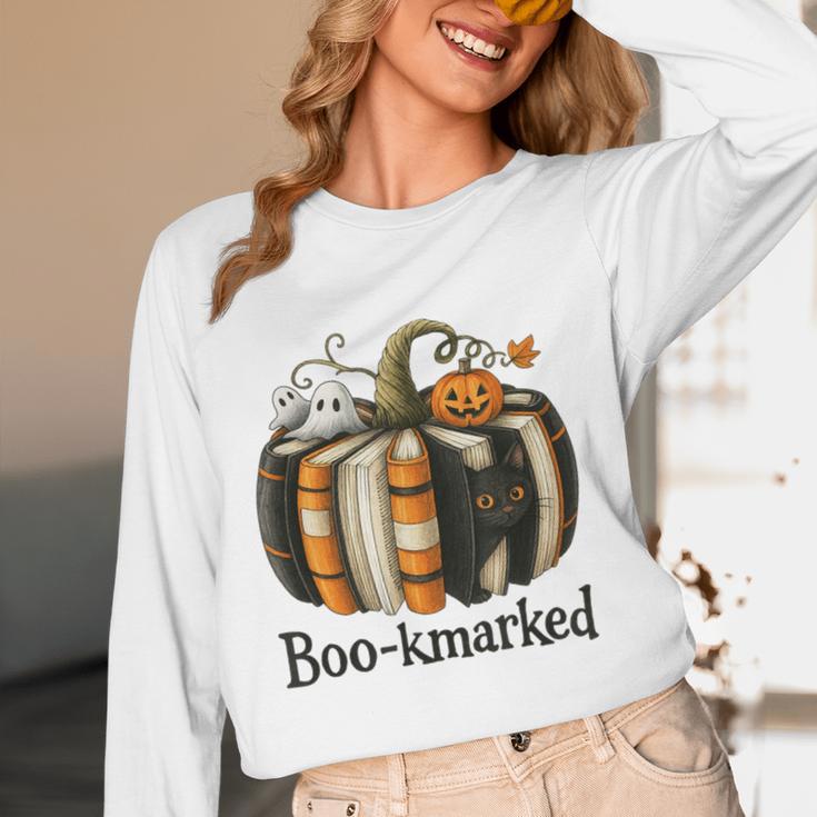 Fun Fall Book Lover Cute Teacher Student Halloween Women Long Sleeve T-Shirt, novelty gifts, funny gifts Fun Fall Book Lover Cute Teacher Student Halloween Women Long Sleeve T-Shirt, novelty gifts, funny gifts