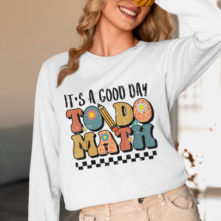 Good Day To Do Math Teacher Vintage Groovy Nerd Women Men Women Long Sleeve T-Shirt, novelty gifts, funny gifts Good Day To Do Math Teacher Vintage Groovy Nerd Women Men Women Long Sleeve T-Shirt, novelty gifts, funny gifts