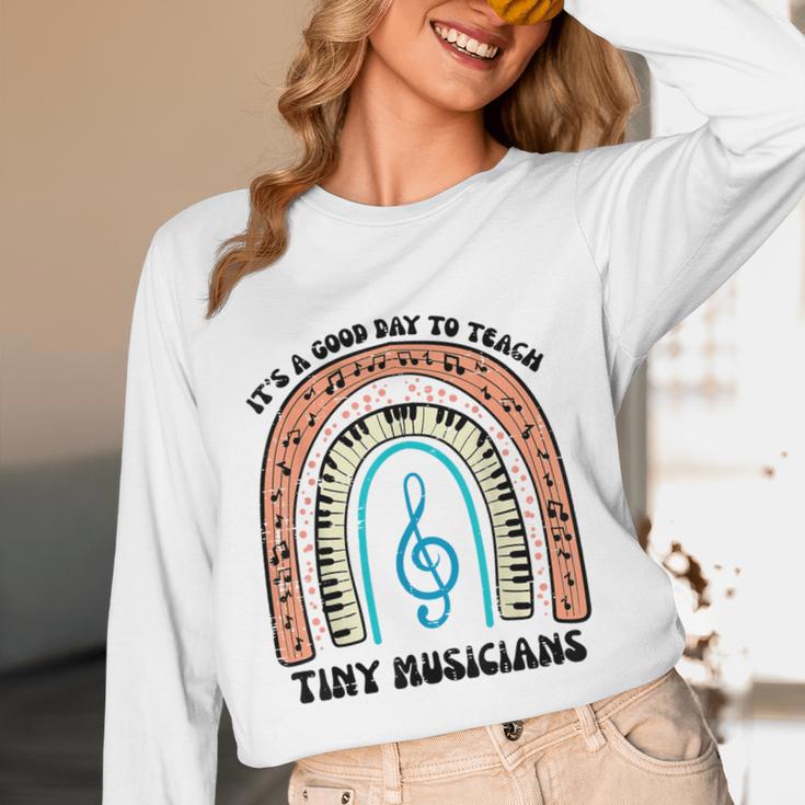 Good Day To Teach Tiny Musicians Piano Music Teacher Women Women Long Sleeve T-Shirt, novelty gifts, funny gifts Good Day To Teach Tiny Musicians Piano Music Teacher Women Women Long Sleeve T-Shirt, novelty gifts, funny gifts