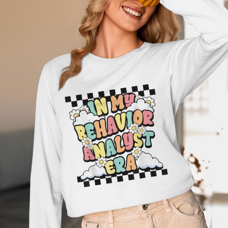 Groovy ABA RBT Therapist In My Behavior Analyst Era Teacher Women Long Sleeve T-Shirt, novelty gifts, funny gifts Groovy ABA RBT Therapist In My Behavior Analyst Era Teacher Women Long Sleeve T-Shirt, novelty gifts, funny gifts