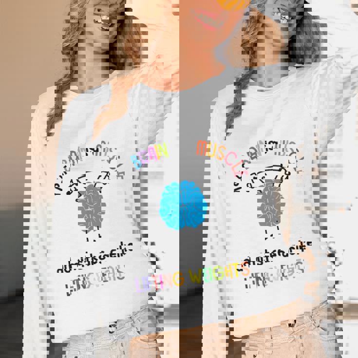 Growth Mindset Tee Teacher Quotes Men Women Kids Women Long Sleeve T-Shirt, novelty gifts, funny gifts