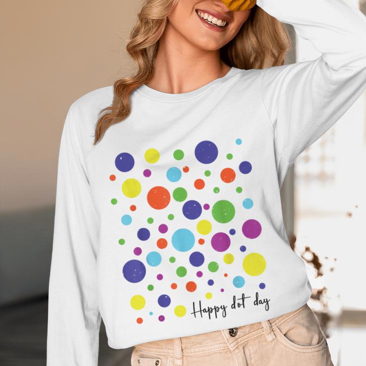 Happy Dot Day 2025 Polka Dot Boys Girls Kids Teacher Dot Day Women Long Sleeve T-Shirt, novelty gifts, funny gifts Happy Dot Day 2025 Polka Dot Boys Girls Kids Teacher Dot Day Women Long Sleeve T-Shirt, novelty gifts, funny gifts
