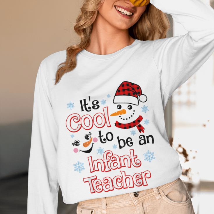 It's Cool To Be a Infant Teacher Snowman Winter Christmas Women Long Sleeve T-Shirt, novelty gifts, funny gifts It's Cool To Be a Infant Teacher Snowman Winter Christmas Women Long Sleeve T-Shirt, novelty gifts, funny gifts
