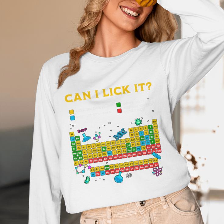 Can I Lick It Periodic Table Science Teacher Student Premium Tri-Blend Women Long Sleeve T-Shirt, novelty gifts, funny gifts Can I Lick It Periodic Table Science Teacher Student Premium Tri-Blend Women Long Sleeve T-Shirt, novelty gifts, funny gifts