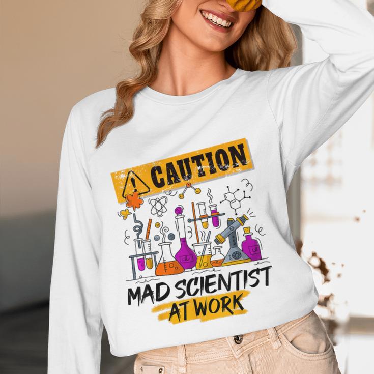 Mad Scientist Halloween Costume Science Teacher Women Long Sleeve T-Shirt, novelty gifts, funny gifts Mad Scientist Halloween Costume Science Teacher Women Long Sleeve T-Shirt, novelty gifts, funny gifts