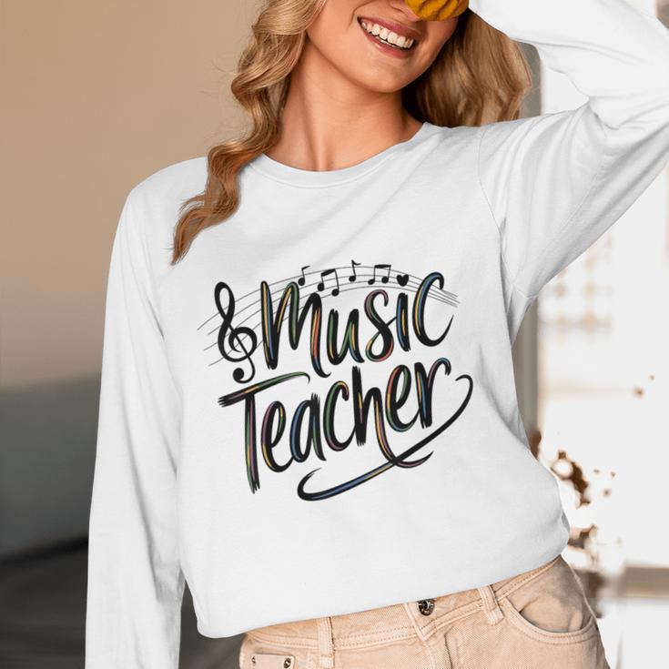 Music Teacher For Women Elementary First Day Of School Women Long Sleeve T-Shirt, novelty gifts, funny gifts Music Teacher For Women Elementary First Day Of School Women Long Sleeve T-Shirt, novelty gifts, funny gifts