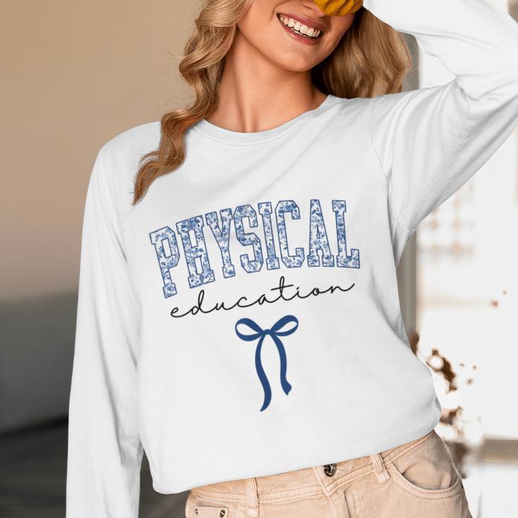 Physical Education PE Teacher PHYS Ed Student Graduation Women Long Sleeve T-Shirt, novelty gifts, funny gifts Physical Education PE Teacher PHYS Ed Student Graduation Women Long Sleeve T-Shirt, novelty gifts, funny gifts