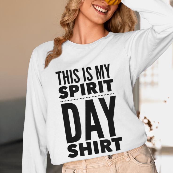 School Teacher Spirit Day Costume For Men Women Women Long Sleeve T-Shirt, novelty gifts, funny gifts