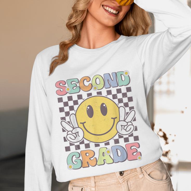 Second Grade Teachers Boys Girls Smile Face 2nd Grade Team Women Long Sleeve T-Shirt, novelty gifts, funny gifts Second Grade Teachers Boys Girls Smile Face 2nd Grade Team Women Long Sleeve T-Shirt, novelty gifts, funny gifts