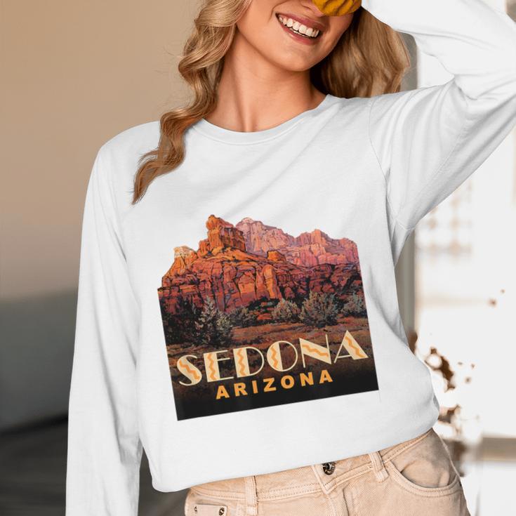 Sedona s Sedona Arizona Shirts T-Shirt Women Long Sleeve T-Shirt, novelty gifts, funny gifts