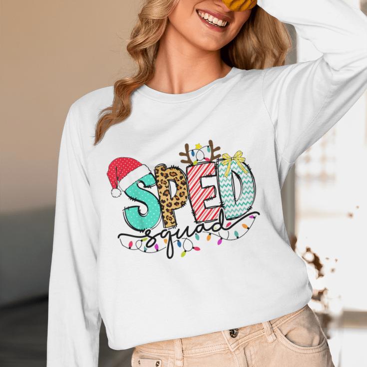 SPED Squad Special Education Teacher Autism Christmas Women Women Long Sleeve T-Shirt, novelty gifts, funny gifts SPED Squad Special Education Teacher Autism Christmas Women Women Long Sleeve T-Shirt, novelty gifts, funny gifts