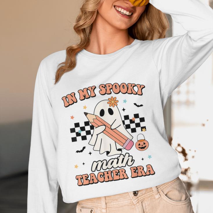 In My Spooky Math Teacher Era Groovy Retro Halloween Costume For Men Women Women Long Sleeve T-Shirt, novelty gifts, funny gifts In My Spooky Math Teacher Era Groovy Retro Halloween Costume For Men Women Women Long Sleeve T-Shirt, novelty gifts, funny gifts