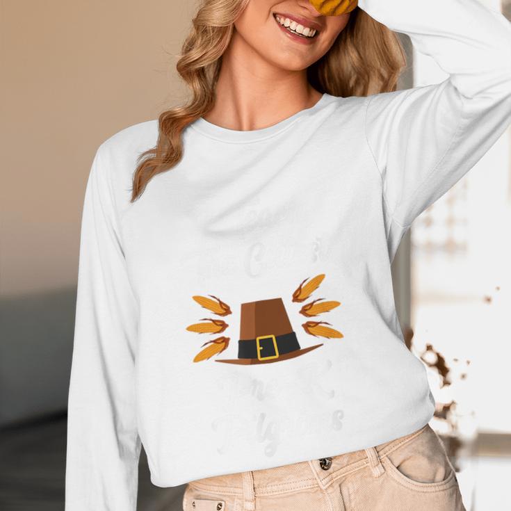 I Teach The Cutest Pre-K Pilgrims Thanksgiving Teacher Item Women Long Sleeve T-Shirt, novelty gifts, funny gifts I Teach The Cutest Pre-K Pilgrims Thanksgiving Teacher Item Women Long Sleeve T-Shirt, novelty gifts, funny gifts