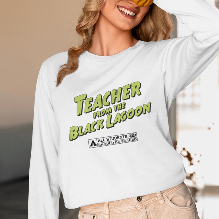 Teacher Halloween Tshirt Teacher From The Lagoon Men Women Women Long Sleeve T-Shirt, novelty gifts, funny gifts Teacher Halloween Tshirt Teacher From The Lagoon Men Women Women Long Sleeve T-Shirt, novelty gifts, funny gifts