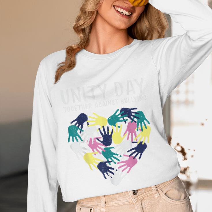 Together Against Bullying Unity Day Teachers Kids Toddler Women Long Sleeve T-Shirt, novelty gifts, funny gifts Together Against Bullying Unity Day Teachers Kids Toddler Women Long Sleeve T-Shirt, novelty gifts, funny gifts