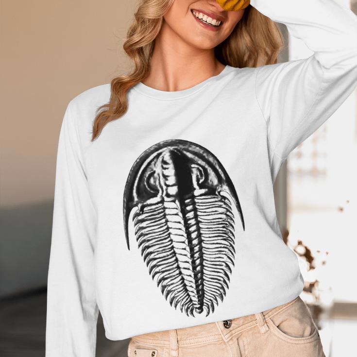 Trilobite Fossil Geology Teacher Student Geologist Women Long Sleeve T-Shirt, novelty gifts, funny gifts Trilobite Fossil Geology Teacher Student Geologist Women Long Sleeve T-Shirt, novelty gifts, funny gifts