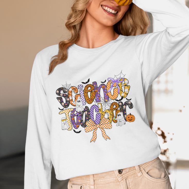 Women Spooky Science Teacher Halloween Science Stem Teacher Women Long Sleeve T-Shirt, novelty gifts, funny gifts Women Spooky Science Teacher Halloween Science Stem Teacher Women Long Sleeve T-Shirt, novelty gifts, funny gifts