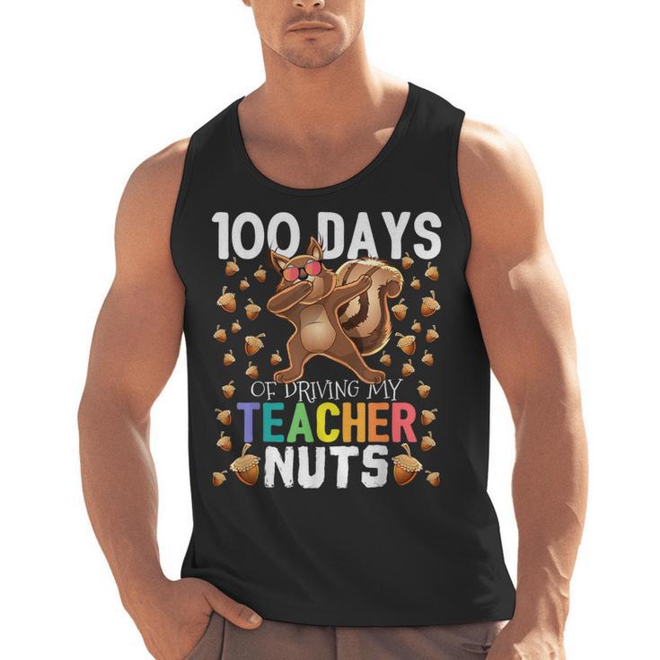 100 Days Of Driving My Teacher Nuts Dabbing Squirrel School Men Tank Top