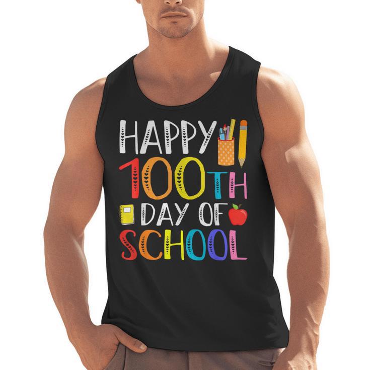100 Days Of School Teacher And Student Men Tank Top