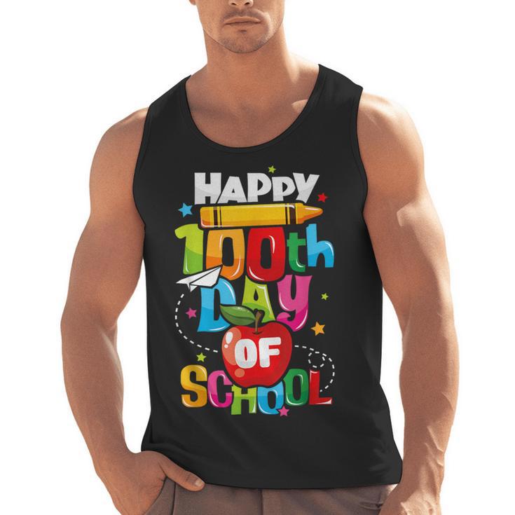 100th Day Of School Teachers Kids Child Happy 100 Days Men Tank Top