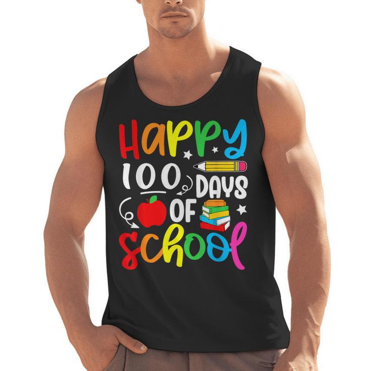 100th Day Of School Teachers Kids Girls Child Happy 100 Days Men Tank Top