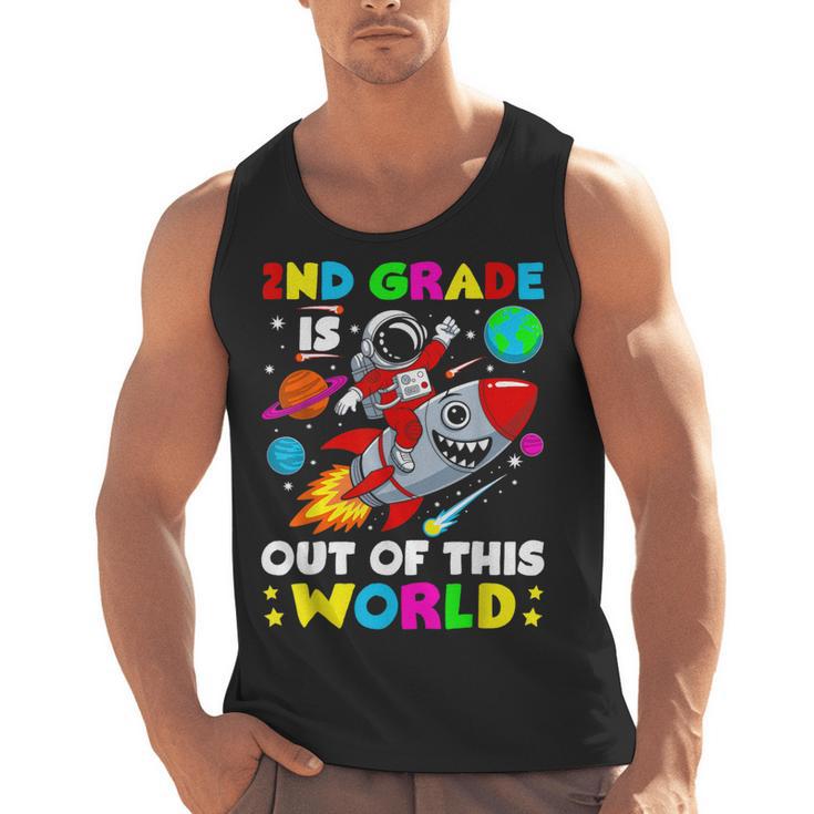2nd Grade Is Out Of This World Space Rocket Planets Teacher Men Tank Top, 2nd Grade Teacher Gifts, trending gift 2nd Grade Is Out Of This World Space Rocket Planets Teacher Men Tank Top, 2nd Grade Teacher Gifts, trending gift