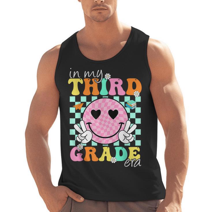 In My 3rd Grade Era Back To School Smile Face Teacher Kid Men Tank Top