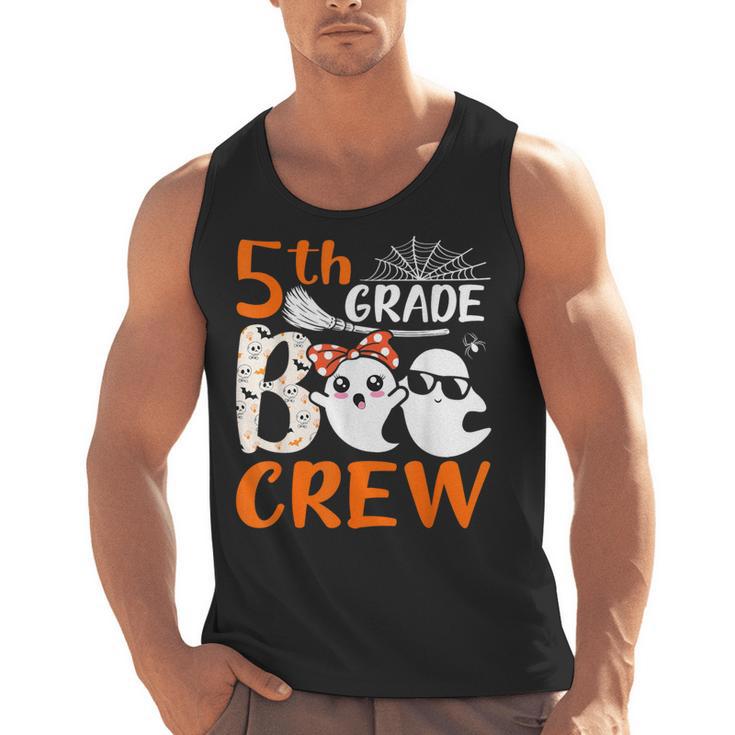 5th Grade Boo Crew Teachers Students Ghost Halloween Men Tank Top