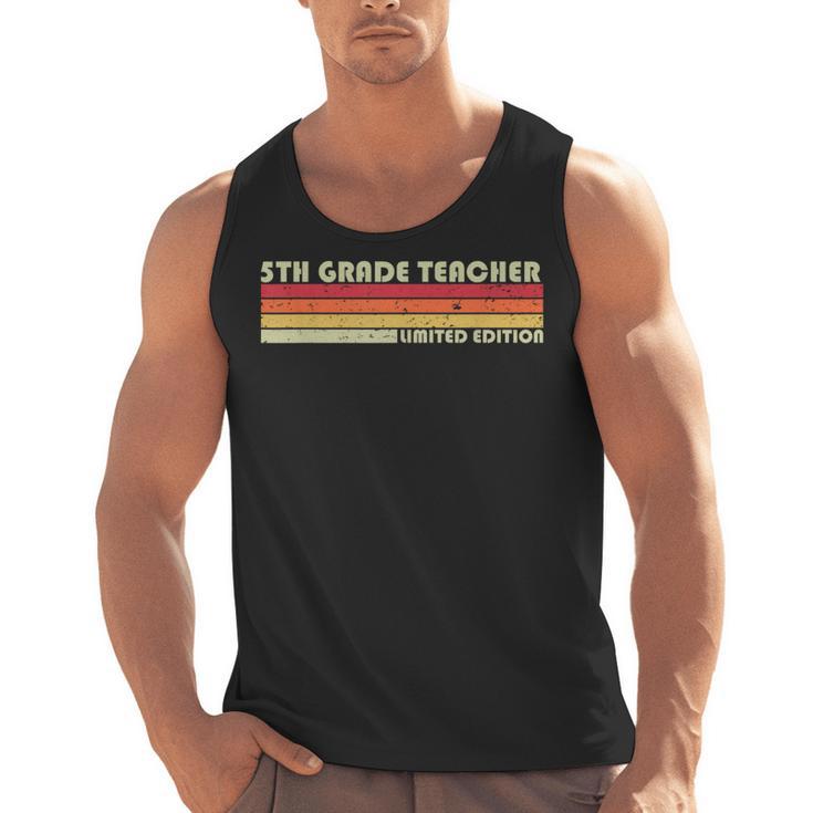 5TH GRADE TEACHER Job Title Profession Birthday Worker Men Tank Top