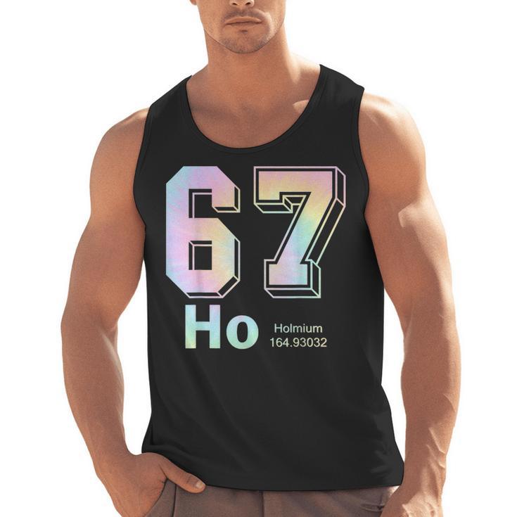 67 Ho Holmium Science Teacher Elements Table Six Seven Meme Men Tank Top
