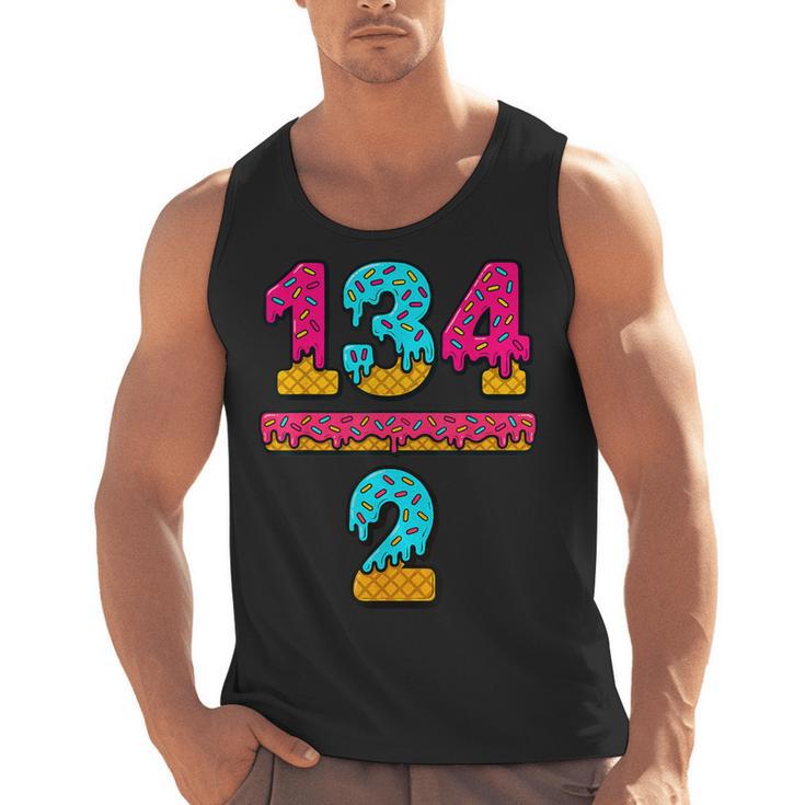 67 Ice Cream Drip Meme Division Math Teacher Gen Alpha Slang Men Tank Top
