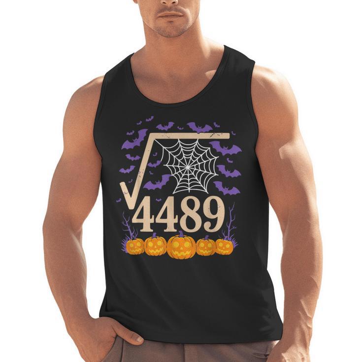67 Meme Math Teacher 6 7 Square Root 4489 Men Tank Top
