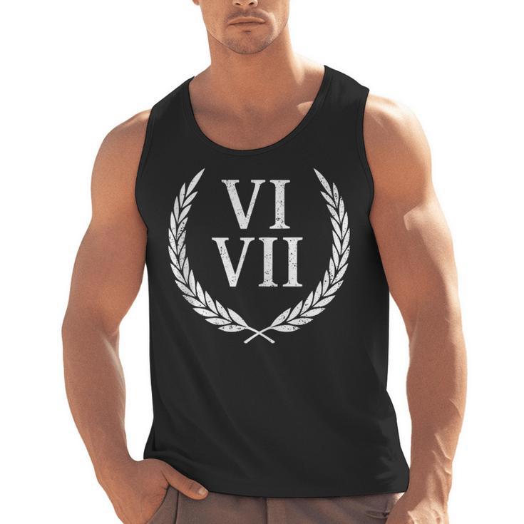 67 Roman Numerals Meme History Teacher Vintage History Men Tank Top