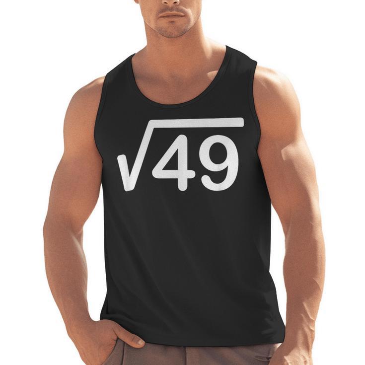 67 Six Seven Meme Square Root Couple Matching Teacher Men Tank Top