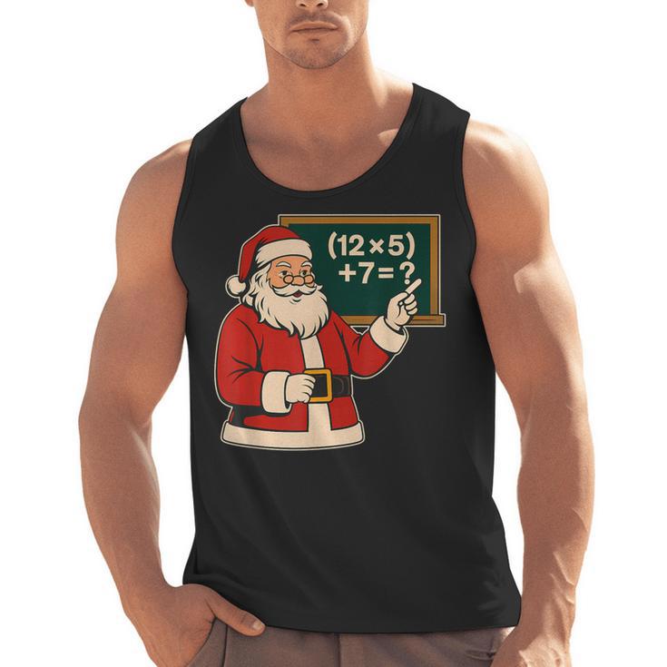 67 Teacher Christmas Santa Six Seven Meme Brainrot Math Joke Men Tank Top