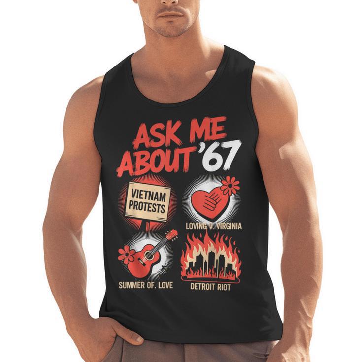 67 History Teacher Teacher 6 7 Overuse '67 Men Tank Top