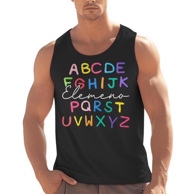 ABC Elemeno Kindergarten Teacher Boy Girl Kid Back To School Men Tank Top
