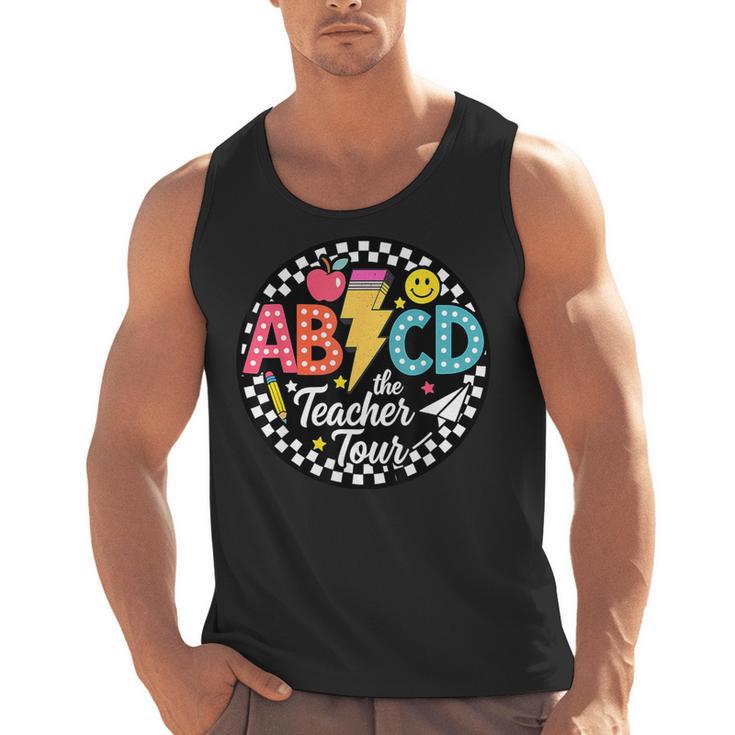ABCD The Teacher Tour Back To School First Day Of School Men Tank Top