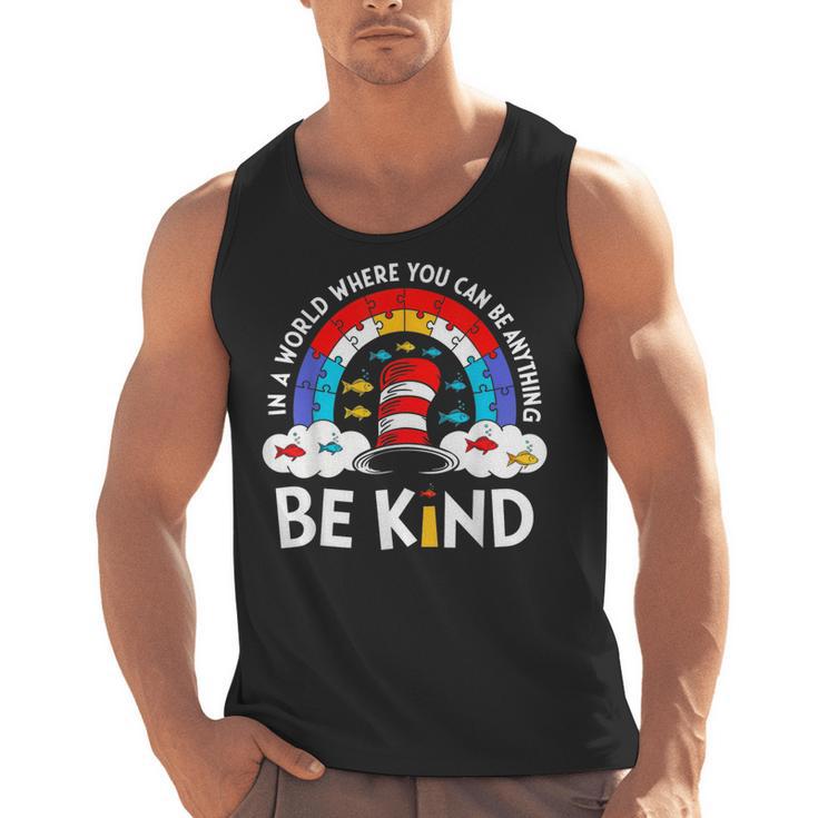 Autism Awareness For Teacher Why Fit In Doctor Cat Hat Cool Men Tank Top