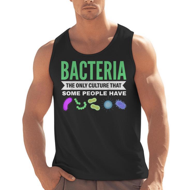 Bacteria Culture Biology Science Teacher Biologist Men Tank Top