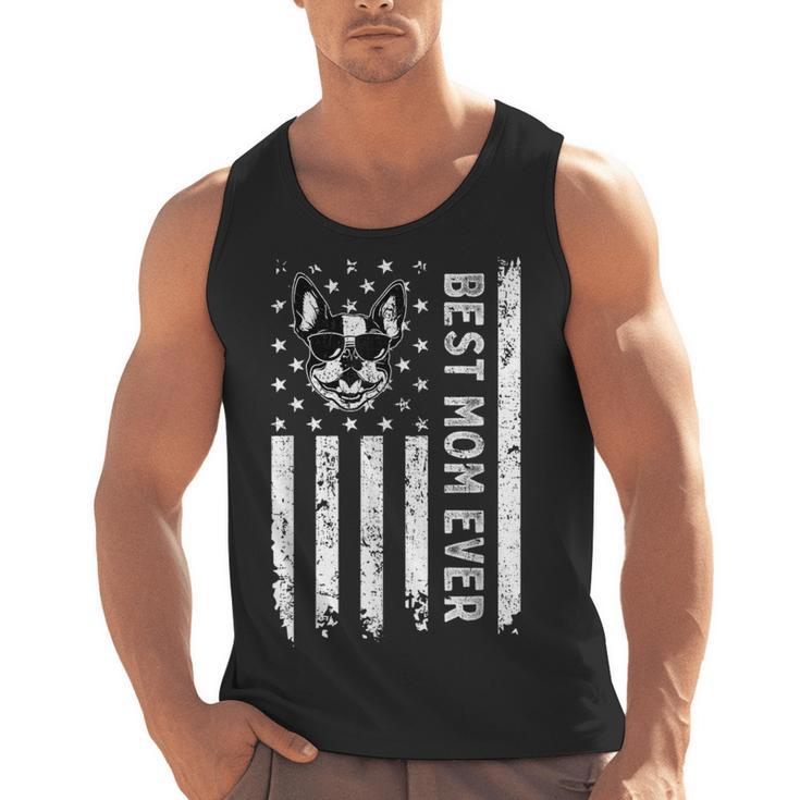 Best Boston Terrier Dog Mom Ever USA Flag For Men Women Kids Men Tank Top, Mom Gifts, Boston Terrier Mom Gifts, trending gift