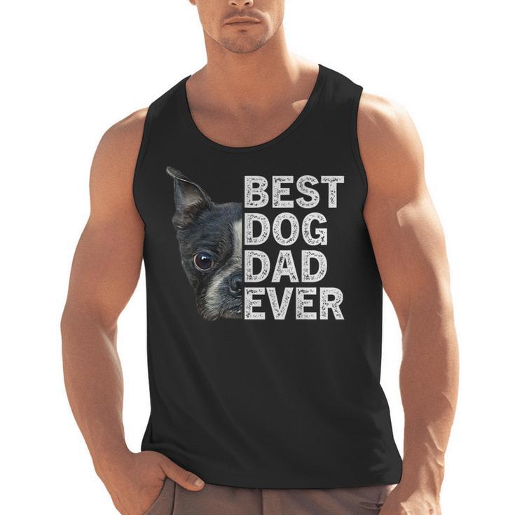 Best Dog Dad Ever Boston Terrier Dog Lover For Dad Men Women Girls Kids Men Tank Top, Boston Terrier Dad Gifts, trending gift
