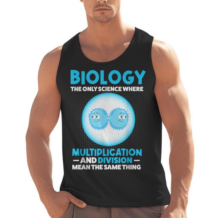 Biology Facts Science Teacher Student Biologist Men Tank Top
