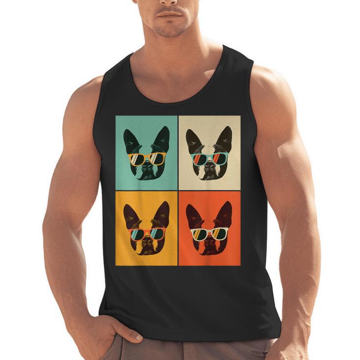 Bostie Dog Lover Boston Terrier With Sunglasses For Men Women Girls Kids Men Tank Top, trending gift