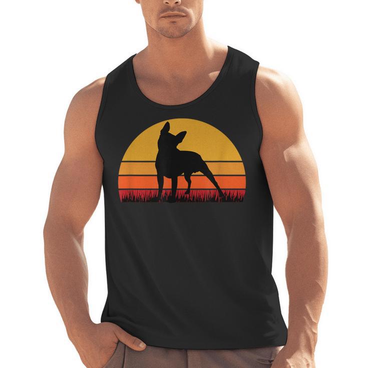 Boston Terrier Bostie Sunset Retro Dog Pet Mom Dad Men Tank Top, Mom Gifts, Boston Terrier Dad Gifts, Boston Terrier Mom Gifts, trending gift