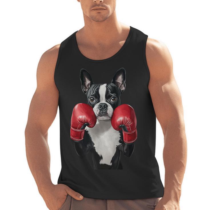 Boston Terrier Boxing Men Tank Top, trending gift